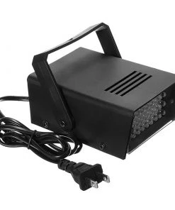 HIER_3740 35W Mini Strobe Light With 24 Bright White LEDs, Stage Uplight With Variable Flash & Speed Control Wedding & Party Lights