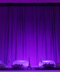 HIER_3740 9 LED Adjustable Black Light, 27W LED UV Bar Purple Wall Washer Lights Chargers & Centerpieces