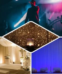 HIER_3740 Wedding & Party Lights 15 Watt | 12 LED Sound Activated DJ Stage Strobe Flash Light With Speed Control