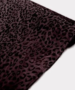 HIER_5210 Fabric Bolts & Bags 54" X 10 Yards | Taffeta Fabric Roll | Leopard Print Fabric By The Roll | Leopard Fabric Animal Print - Chocolate