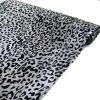HIER_5210 Fabric Bolts & Bags 54" X 10 Yards | Taffeta Fabric Roll | Leopard Print Fabric By The Roll | Leopard Fabric Animal Print - Silver/Black