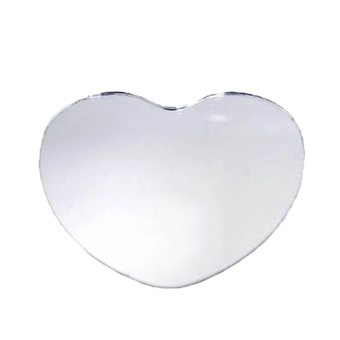 HIER_4620 Chargers & Centerpieces 6 Pack 8" Heart Glass Mirror 7 HIER_4620 Chargers & Centerpieces 6 Pack 8" Heart Glass Mirror