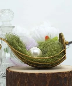 HIER_1720 50g Green Preserved Natural Moss Grass DIY Gift Box Fillers Chargers & Centerpieces