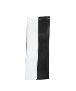 HIER_2210 Linen Napkins 5 Pack | Black & White Striped Satin Cloth Dinner Napkins | 20