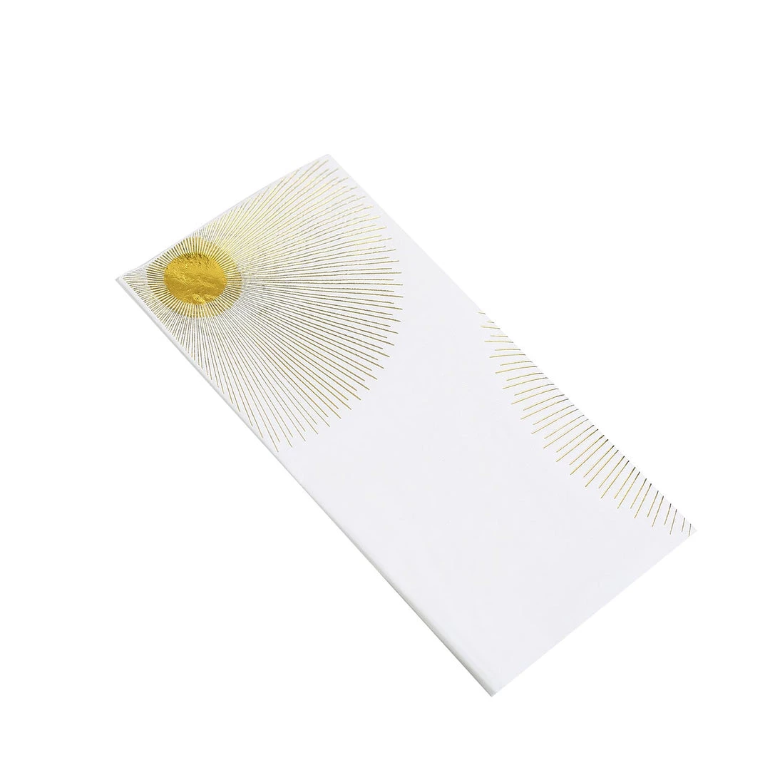 HIER_2210 Linen Napkins 20 Pack | 3 Ply Metallic Gold Sunbursts Paper Dinner Napkins | Wedding Cocktail Napkins 15 HIER_2210 Linen Napkins 20 Pack | 3 Ply Metallic Gold Sunbursts Paper Dinner Napkins | Wedding Cocktail Napkins
