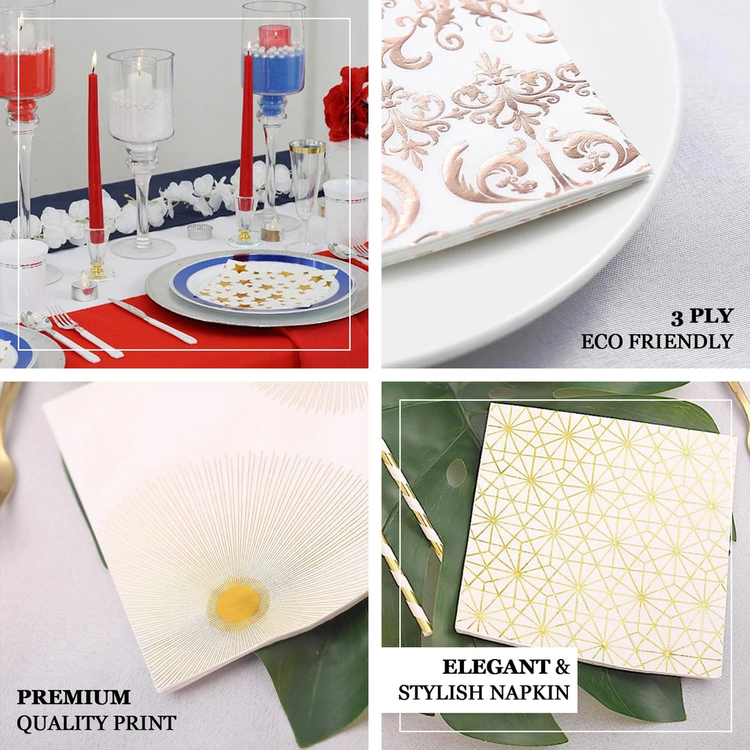 HIER_2210 20 Pack | 3 Ply Metallic Gold Paper Dinner Napkins | Wedding Cocktail Napkins - Champagne Glass Toast With Cheers Linen Napkins 4 HIER_2210 20 Pack | 3 Ply Metallic Gold Paper Dinner Napkins | Wedding Cocktail Napkins - Champagne Glass Toast With Cheers Linen Napkins