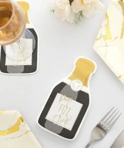 HIER_5470 20 Pack | Bottle Beverage Cocktail Napkins, Disposable Paper Napkins - 12