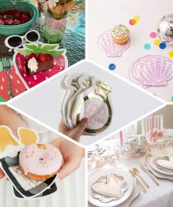 HIER_5470 20 Pack | Leaf Beverage Cocktail Napkins, Disposable Paper Napkins - 12