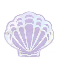 HIER_5470 20 Pack | Shell Beverage Cocktail Napkins, Disposable Paper Napkins - 9