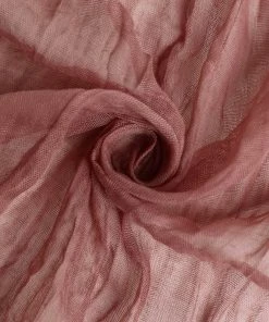 HIER_2210 Linen Napkins 5 Pack | Mauve/Cinnamon Rose Gauze Cheesecloth Cotton Dinner Napkins | 24"x19" 23 HIER_2210 Linen Napkins 5 Pack | Mauve/Cinnamon Rose Gauze Cheesecloth Cotton Dinner Napkins | 24