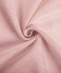 HIER_2210 Linen Napkins 5 Pack | Blush/Rose Gold Slubby Textured Cloth Dinner Napkins, Wrinkle Resistant Linen | 20