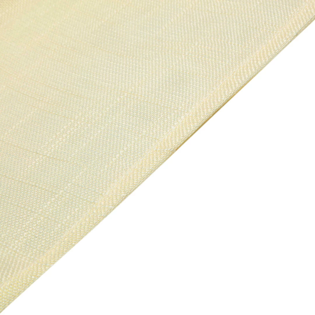 HIER_2210 Linen Napkins 5 Pack | Ivory Slubby Textured Cloth Dinner Napkins, Wrinkle Resistant Linen | 20"x20" 3 HIER_2210 Linen Napkins 5 Pack | Ivory Slubby Textured Cloth Dinner Napkins, Wrinkle Resistant Linen | 20"x20"