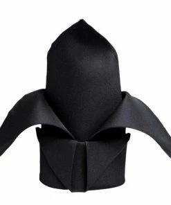 HIER_2210 Linen Napkins 5 Pack | Black Seamless Cloth Dinner Napkins, Reusable Linen | 20