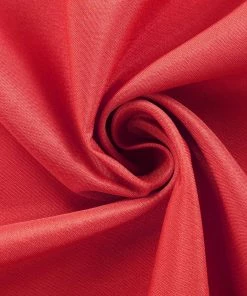 HIER_2210 5 Pack | Red Seamless Cloth Dinner Napkins, Reusable Linen | 20