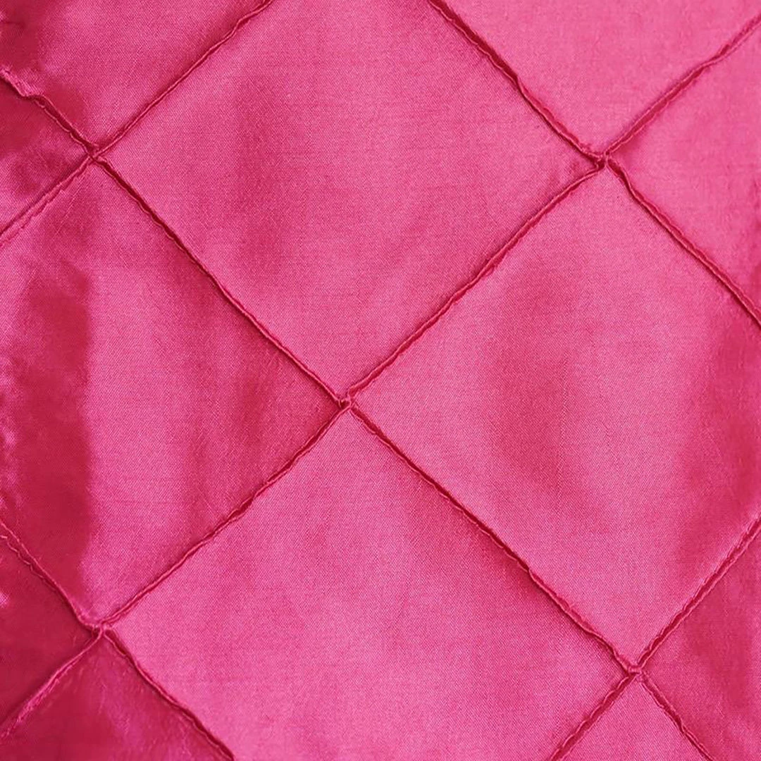 HIER_2210 5 Pack | Fuchsia Pintuck Satin Cloth Dinner Napkins, Wrinkle Resistant | 17"x17" 7 HIER_2210 5 Pack | Fuchsia Pintuck Satin Cloth Dinner Napkins, Wrinkle Resistant | 17"x17"