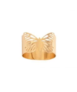 HIER_2310 Linen Napkins 5 Pack | Metallic Gold Butterfly Napkin Rings, Paper Napkin Holders 38 HIER_2310 Linen Napkins 5 Pack | Metallic Gold Butterfly Napkin Rings, Paper Napkin Holders