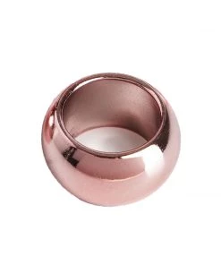 HIER_2210 Linen Napkins Pack Of 4 | Blush | Rose Gold Acrylic Napkin Rings