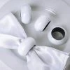 HIER_2210 Pack Of 4 | White Acrylic Napkin Rings