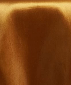 HIER_2210 5 Pack | Gold Seamless Satin Cloth Dinner Napkins, Wrinkle Resistant | 20