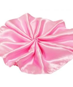 HIER_2210 5 Pack | Pink Seamless Satin Cloth Dinner Napkins, Wrinkle Resistant | 20