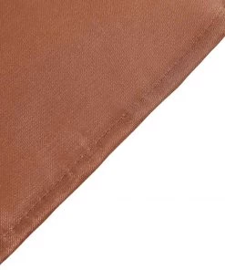 HIER_2210 5 Pack | Terracotta Seamless Satin Cloth Dinner Napkins, Wrinkle Resistant | 20