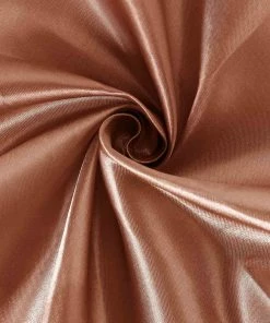 HIER_2210 5 Pack | Terracotta Seamless Satin Cloth Dinner Napkins, Wrinkle Resistant | 20