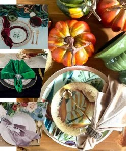 HIER_2210 5 Pack | Navy Blue Premium Sheen Finish Velvet Cloth Dinner Napkins - 20"x20" Linen Napkins 20 HIER_2210 5 Pack | Navy Blue Premium Sheen Finish Velvet Cloth Dinner Napkins - 20