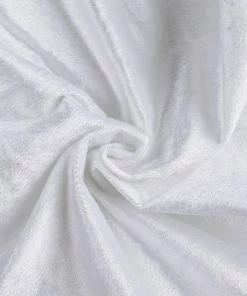 HIER_2210 5 Pack | White Premium Sheen Finish Velvet Cloth Dinner Napkins - 20
