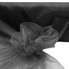 HIER_5210 54" X 40 Yards Black Sheer Organza Fabric Bolt