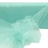 HIER_5210 54" X 40 Yards Turquoise Sheer Organza Fabric Bolt Fabric Bolts & Bags