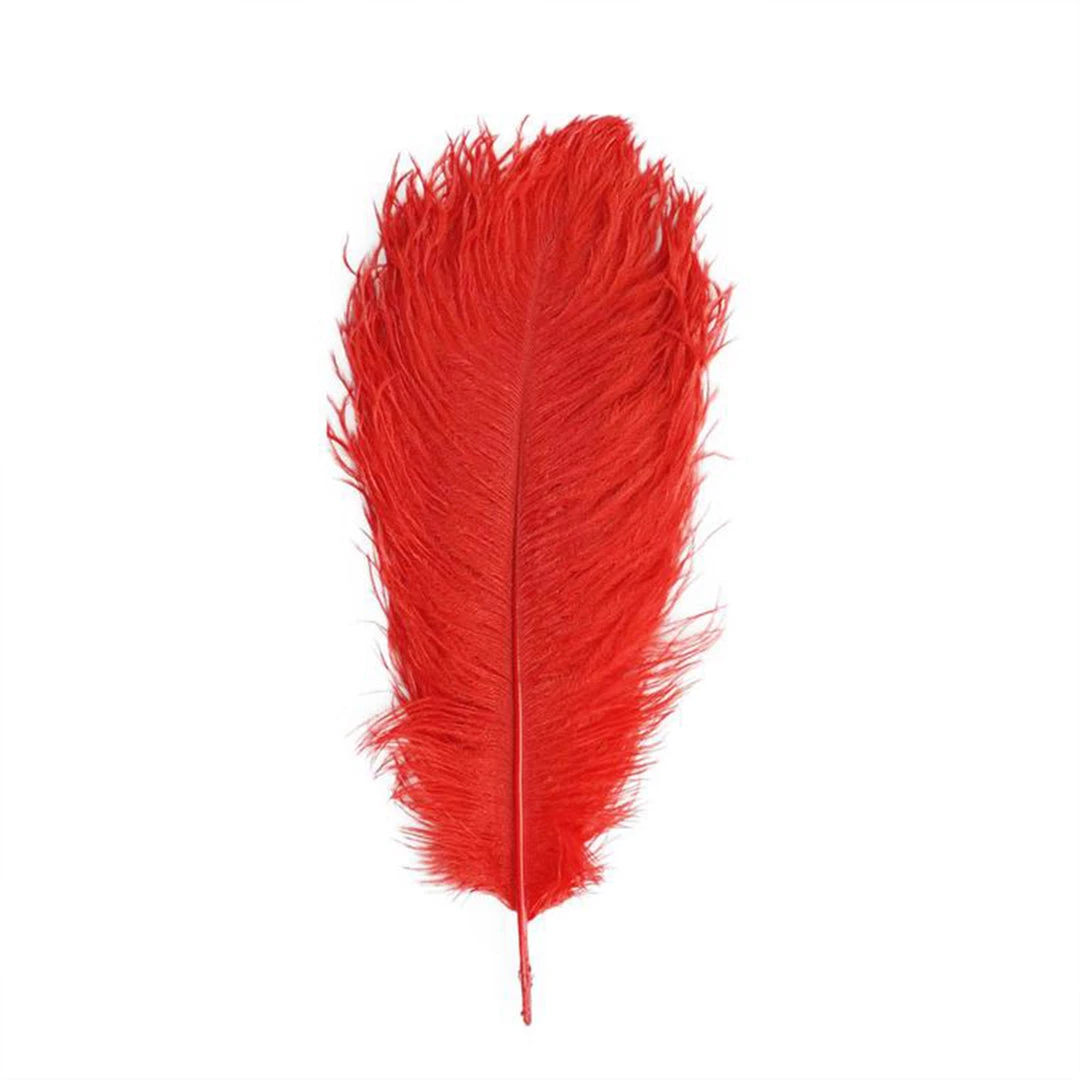 HIER_5170 12 Pack | 13"-15" Red Natural Plume Real Ostrich Feathers Vase Centerpiece Chargers & Centerpieces 13 HIER_5170 12 Pack | 13"-15" Red Natural Plume Real Ostrich Feathers Vase Centerpiece Chargers & Centerpieces