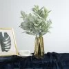 HIER_1150 2 Stems | 24" Tall Frosted Green Artificial Lambs Ear Leaf Indoor Plant Artificial Flower & Plants