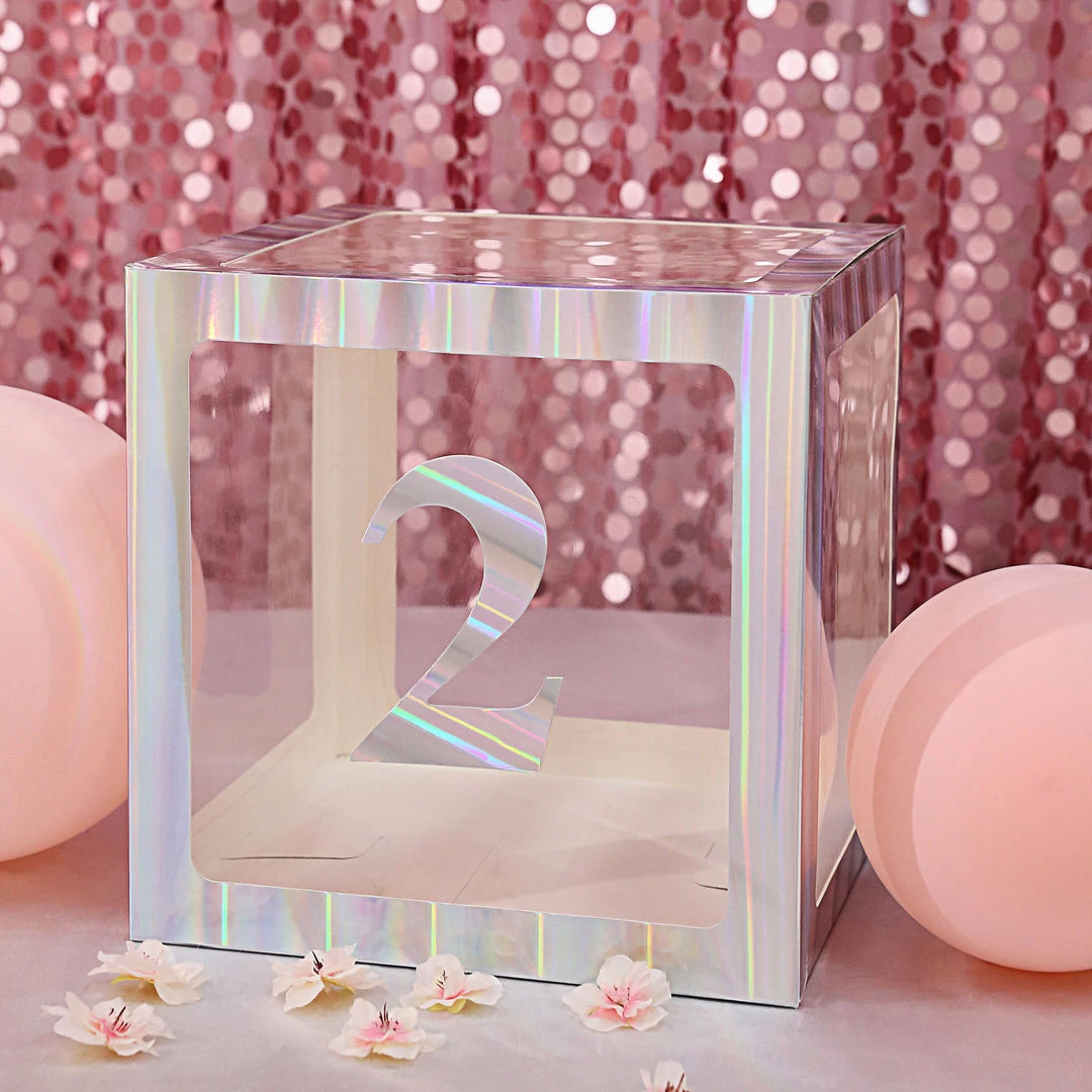 HIER_5150 4 Pack - 5" Iridescent Number Stickers Banner, Customizable Stick On Numbers - 2 Table Numbers 1 HIER_5150 4 Pack - 5" Iridescent Number Stickers Banner, Customizable Stick On Numbers - 2 Table Numbers