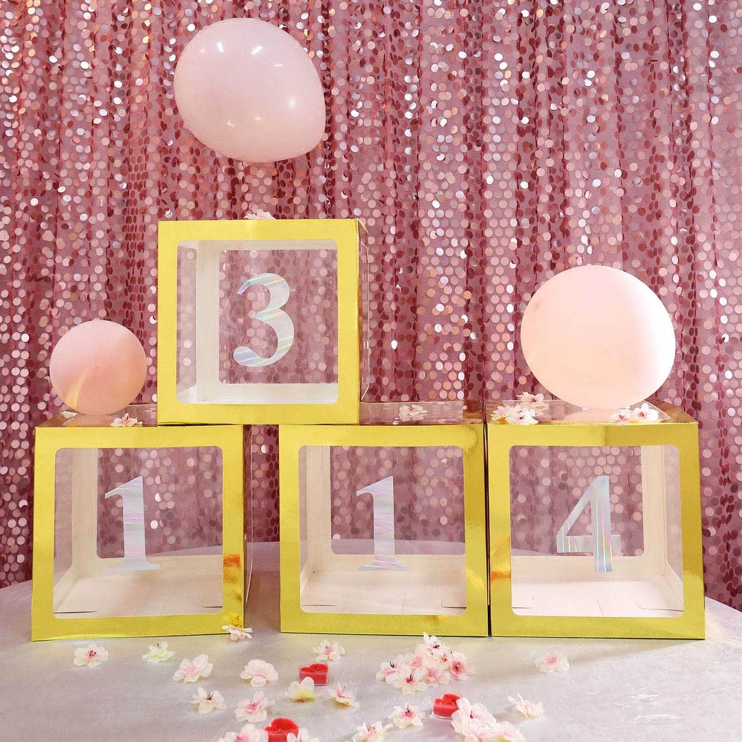 HIER_5150 4 Pack - 5" Iridescent Number Stickers Banner, Customizable Stick On Numbers - 2 Table Numbers 9 HIER_5150 4 Pack - 5" Iridescent Number Stickers Banner, Customizable Stick On Numbers - 2 Table Numbers
