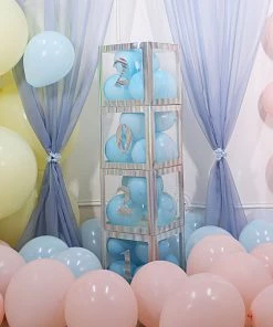 HIER_5150 4 Pack - 5" Iridescent Number Stickers Banner, Customizable Stick On Numbers - 8 38 HIER_5150 4 Pack - 5