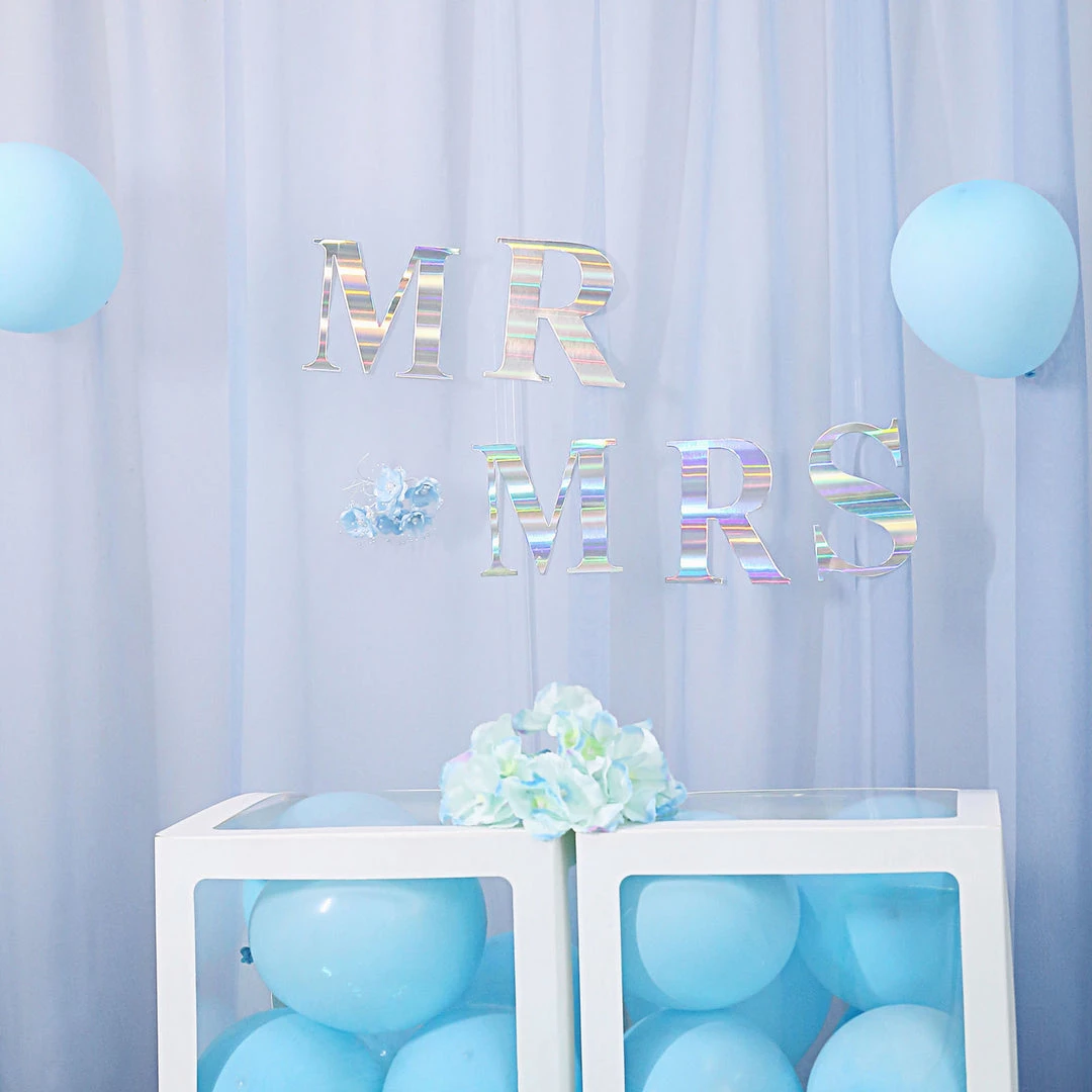 HIER_5150 4 Pack - 5" Iridescent Alphabet Stickers Banner, Customizable Stick On Letters - P 14 HIER_5150 4 Pack - 5" Iridescent Alphabet Stickers Banner, Customizable Stick On Letters - P