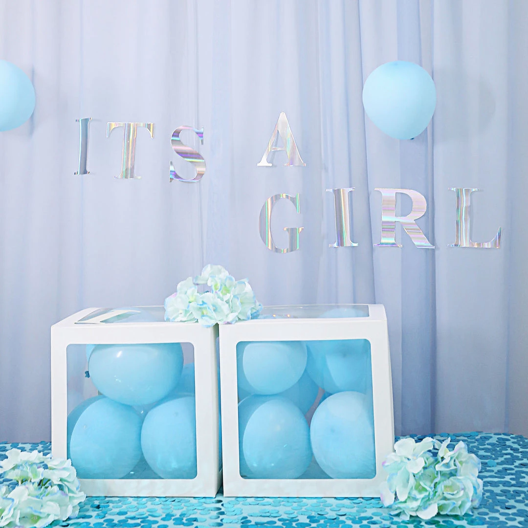 HIER_5150 4 Pack - 5" Iridescent Alphabet Stickers Banner, Customizable Stick On Letters - P 8 HIER_5150 4 Pack - 5" Iridescent Alphabet Stickers Banner, Customizable Stick On Letters - P