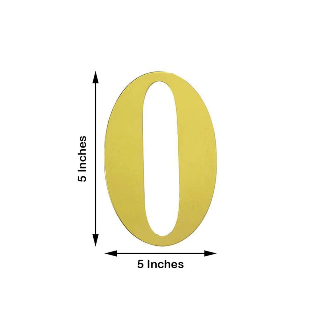 HIER_5150 Table Numbers 4 Pack - 5" Metallic Gold Number Stickers Banner, Customizable Stick On Gold Numbers - 0 3 HIER_5150 Table Numbers 4 Pack - 5" Metallic Gold Number Stickers Banner, Customizable Stick On Gold Numbers - 0