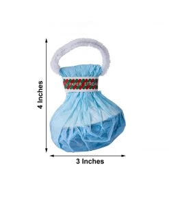 HIER_3300 5 Pack - Blue Hand Throw Streamers, Paper Streamers Confetti Popper For Gender Reveal