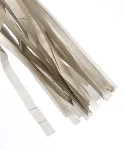 HIER_3300 12 PCS Pre-Tied Paper Fringe Tassel Garland, Paper Tinsel Curtains - Antique Gold