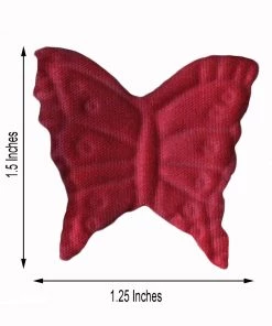 HIER_5130 500 Pack | Burgundy | Silk Butterfly Confetti | Party Table Scatters Chargers & Centerpieces