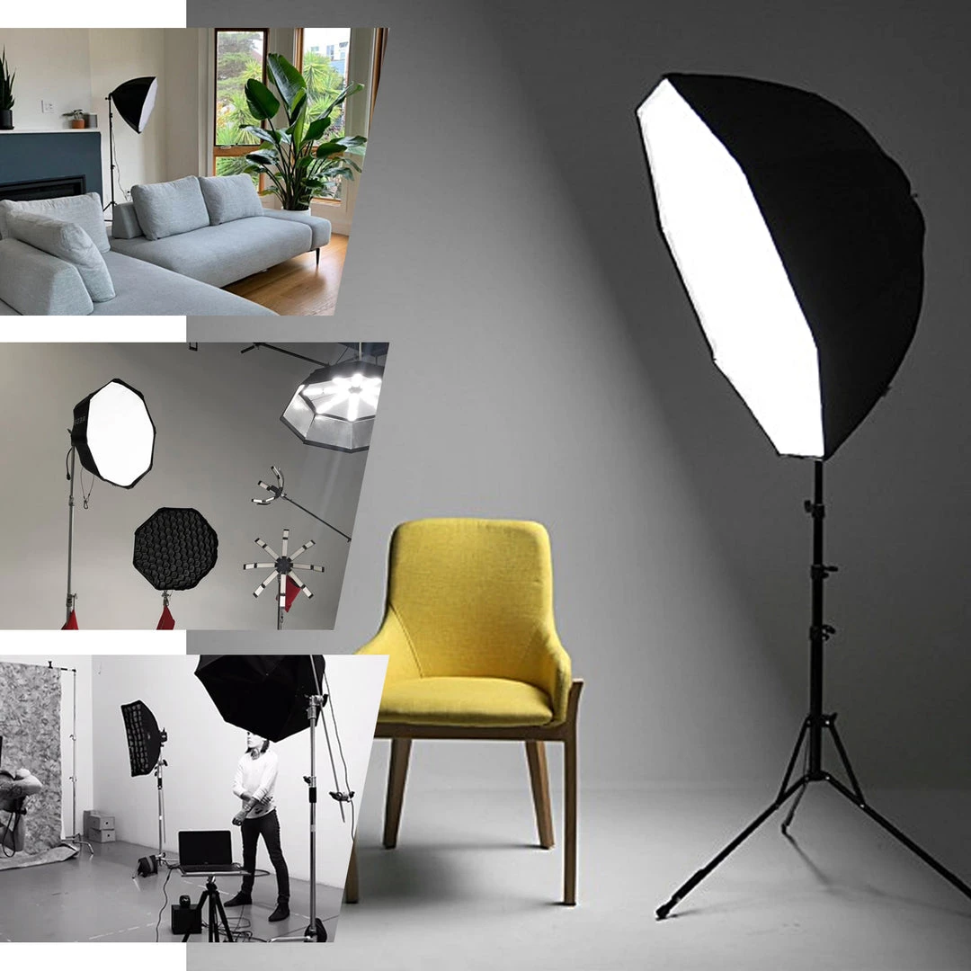 HIER_3740 400W Professional Photography Photo Video Portrait Studio Softbox Lighting Kit Big Event Backdrops & Décor 5 HIER_3740 400W Professional Photography Photo Video Portrait Studio Softbox Lighting Kit Big Event Backdrops & Décor