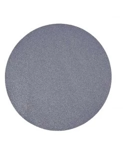 HIER_4720 Disposable Dinnerware 6 Pack | Charcoal Gray Sparkle Placemats Non Slip Decorative Table Placemat, Round With Glitter Sparkles