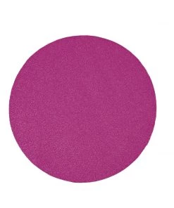 HIER_4720 6 Pack | Fuchsia Sparkle Placemats Non Slip Decorative Table Placemat, Round With Glitter Sparkles Disposable Dinnerware