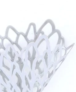 HIER_4720 6 Pack | Silver Decorative Floral Vinyl Placemats Non-Slip Table Mats For Dining - Round 15" 43 HIER_4720 6 Pack | Silver Decorative Floral Vinyl Placemats Non-Slip Table Mats For Dining - Round 15