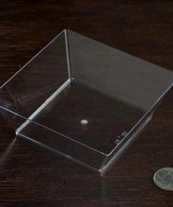HIER_5420 Disposable Dinnerware 12 Pack 10oz Clear Modern Square Plastic Bowls, Disposable Bowls 14 HIER_5420 Disposable Dinnerware 12 Pack 10oz Clear Modern Square Plastic Bowls, Disposable Bowls