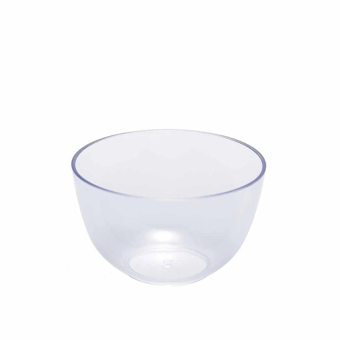 HIER_5420 12 Pack 4oz Clear Petite Plastic Bowls, Small Round Disposable Bowls 12 HIER_5420 12 Pack 4oz Clear Petite Plastic Bowls, Small Round Disposable Bowls