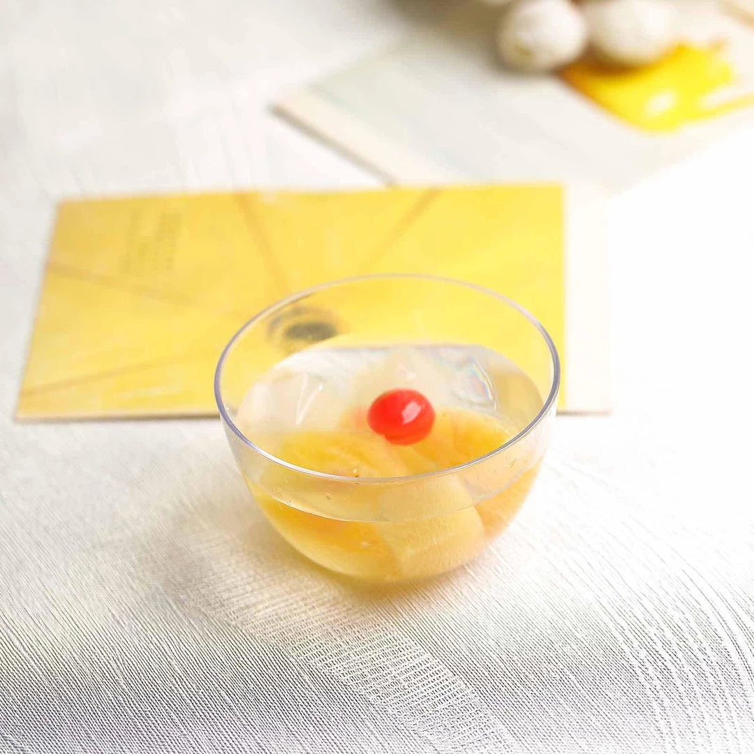 HIER_5420 12 Pack 4oz Clear Petite Plastic Bowls, Small Round Disposable Bowls 8 HIER_5420 12 Pack 4oz Clear Petite Plastic Bowls, Small Round Disposable Bowls