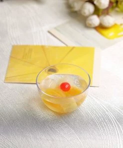 HIER_5420 12 Pack 4oz Clear Petite Plastic Bowls, Small Round Disposable Bowls 17 HIER_5420 12 Pack 4oz Clear Petite Plastic Bowls, Small Round Disposable Bowls