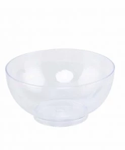 HIER_5420 24 Pack 2oz Clear Mini Plastic Dessert Bowls, Petite Round Disposable Bowls